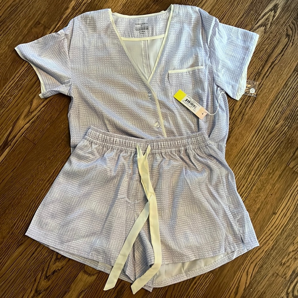NWT Summersalt Cloud 9 short PJ set XS